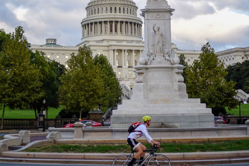 biking/transit in Washington DC