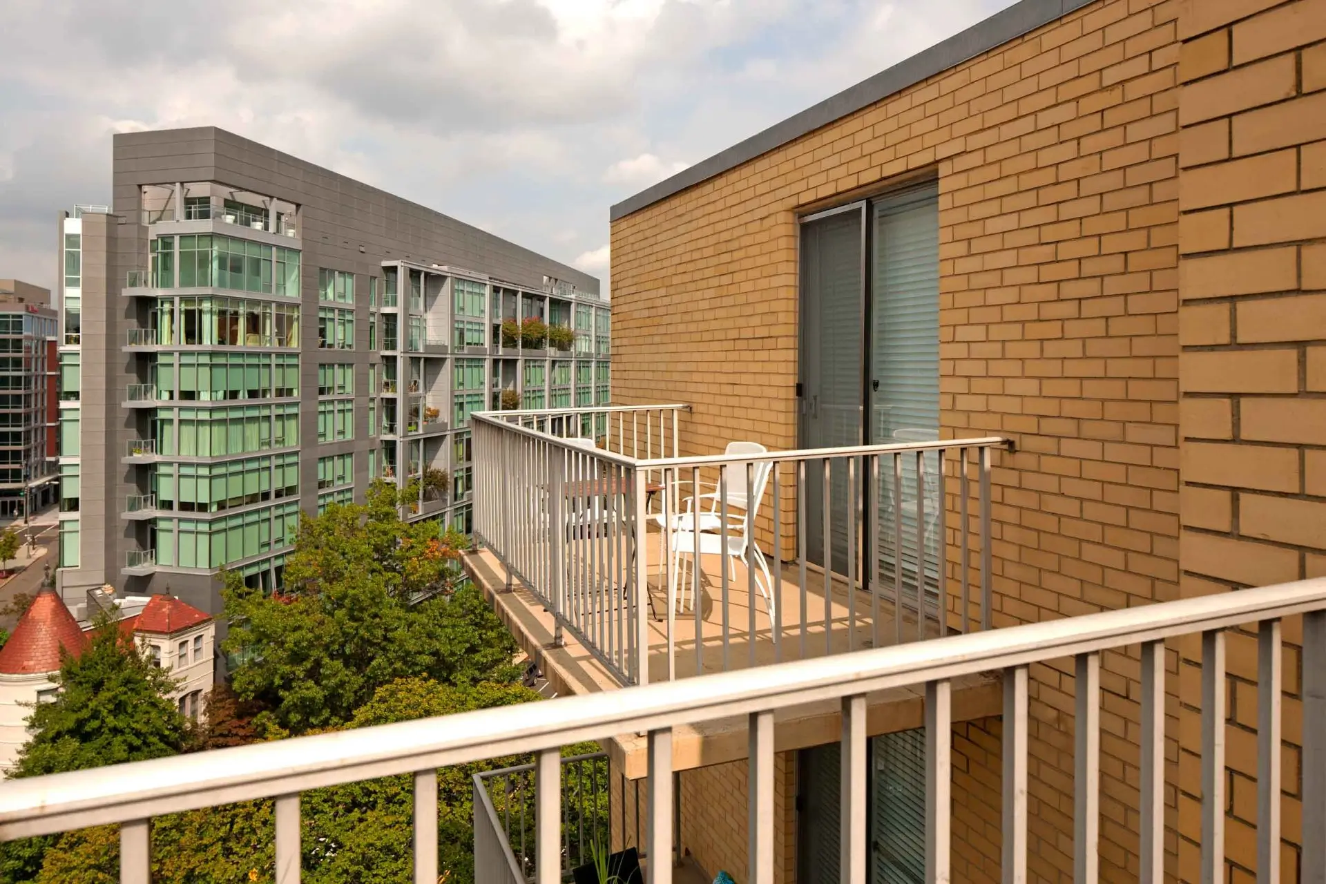 the savoy west end apartments dc balcony